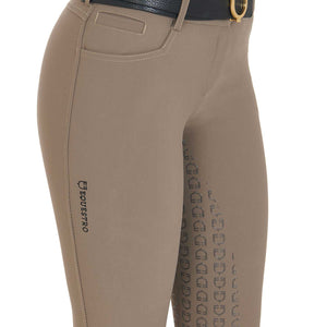 Women's full grip slim fit breeches WALNUT (18-1112) / 48
