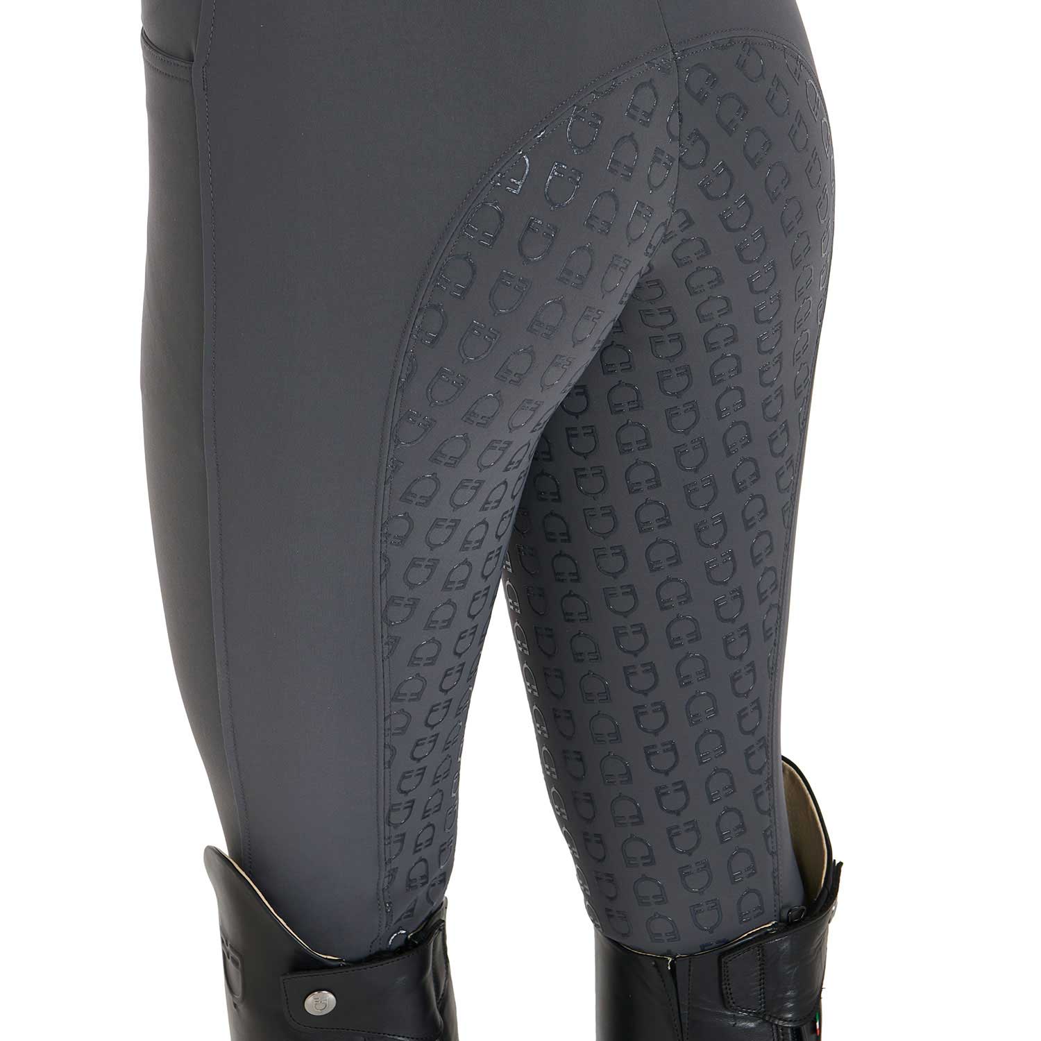 Women's full grip slim fit breeches ASPHALT (19-0201) / 36