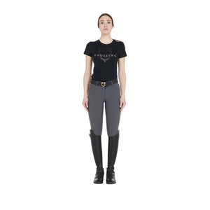 Women's full grip slim fit breeches ASPHALT (19-0201) / 48