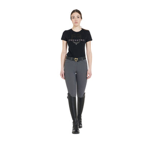 Women's full grip slim fit breeches ASPHALT (19-0201) / 48