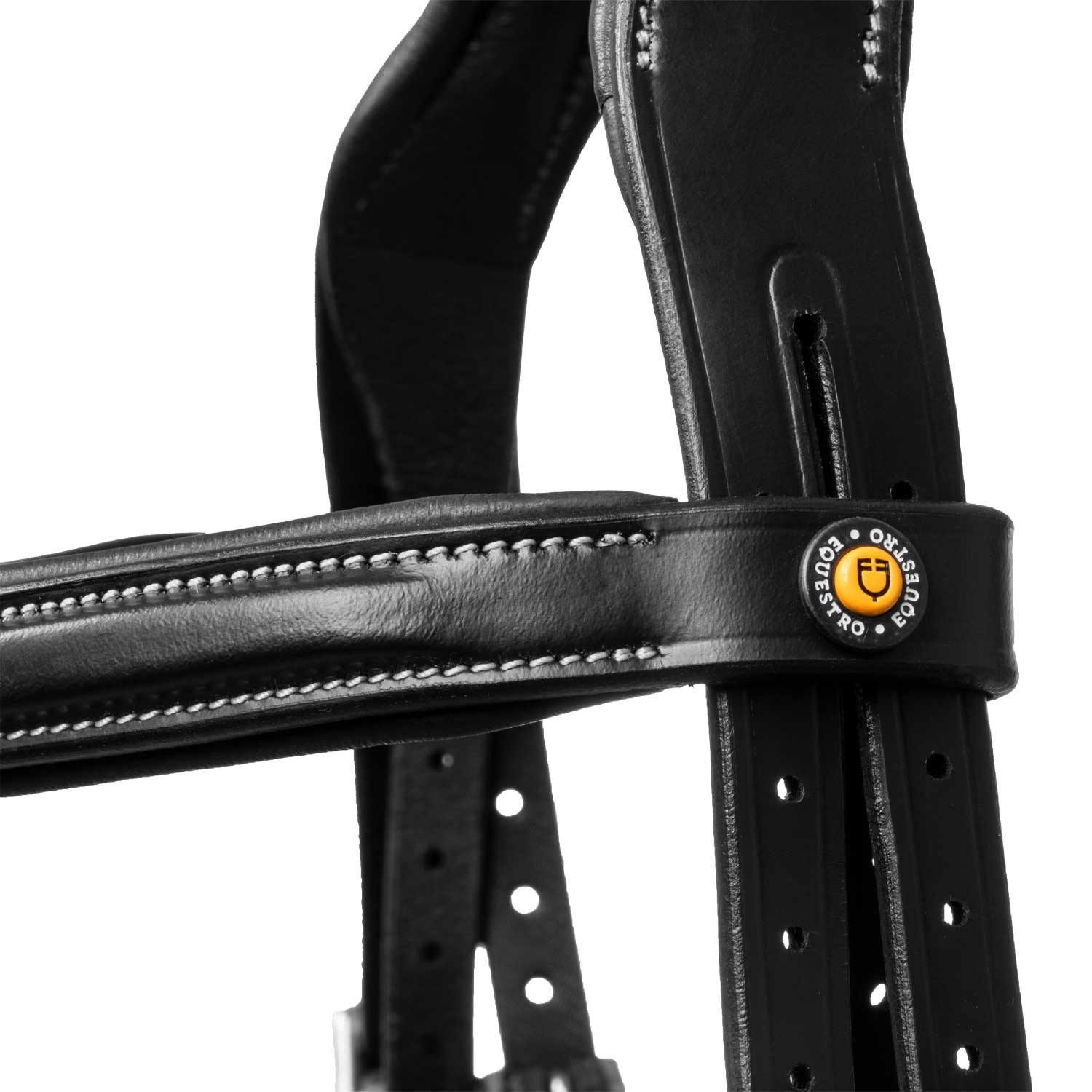 Bridle In Soft Stitched Leather black / xFull