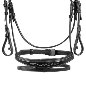 Bridle In Soft Stitched Leather black / xFull