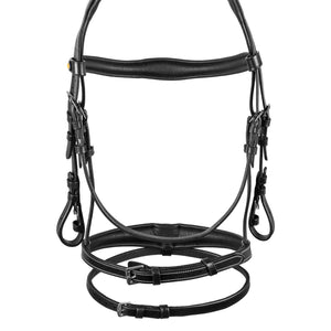 Bridle In Soft Stitched Leather black / xFull