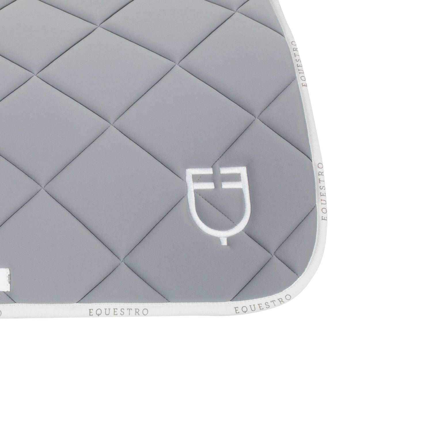 Jumping saddle pad technical fabric with logo