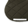 Jumping saddle pad breathable technical fabric MILITARY GREEN / BLACK / PONNY