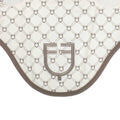 MONOGRAM PRINT FLY VEIL ANTIQUE WHITE (11-0105) / WALNUT (18-1112) / PONNY