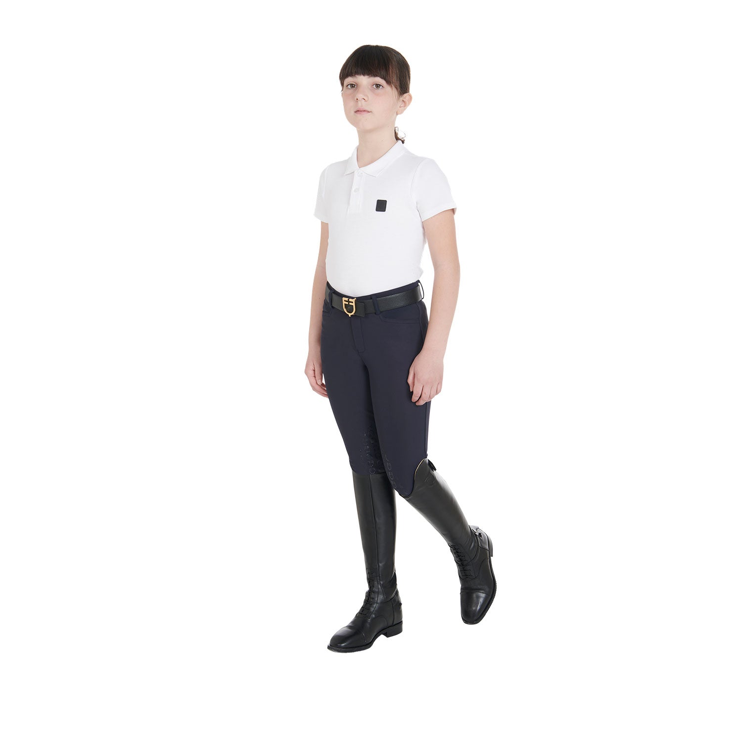 Kids' unisex slim fit breeches NAVY BLAZER (19-3923) / 10 YEARS