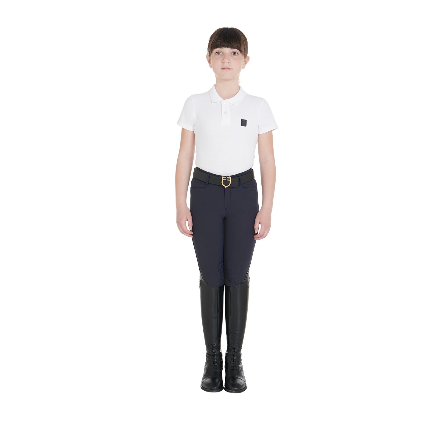 Kids' unisex slim fit breeches NAVY BLAZER (19-3923) / 10 YEARS