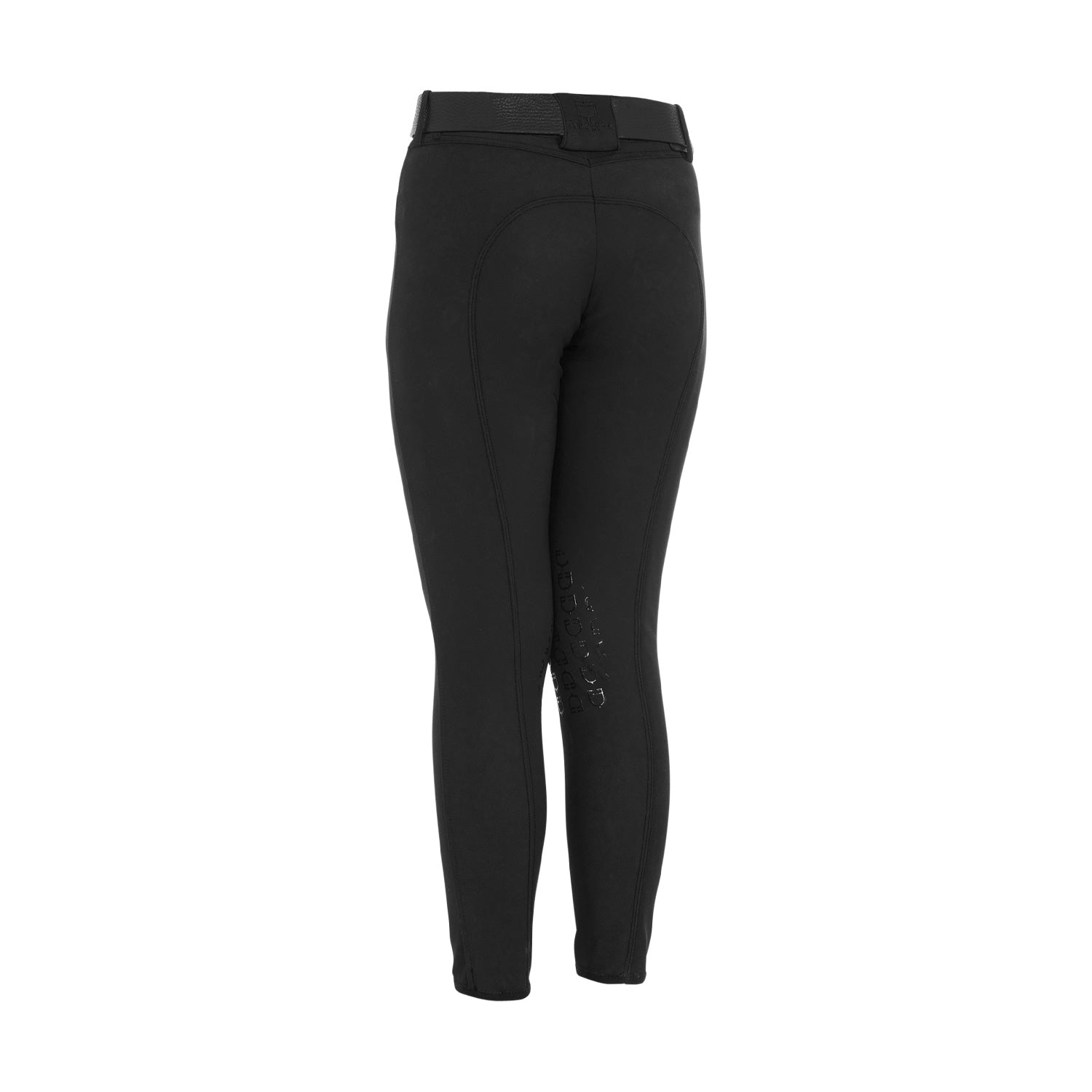 Kids' unisex slim fit breeches BLACK / 10 YEARS