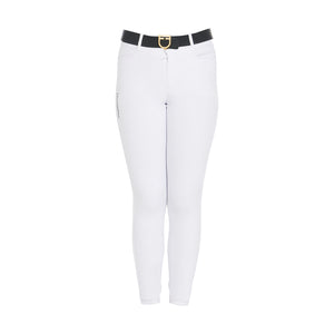 Kids' unisex slim fit breeches WHITE / 10 YEARS