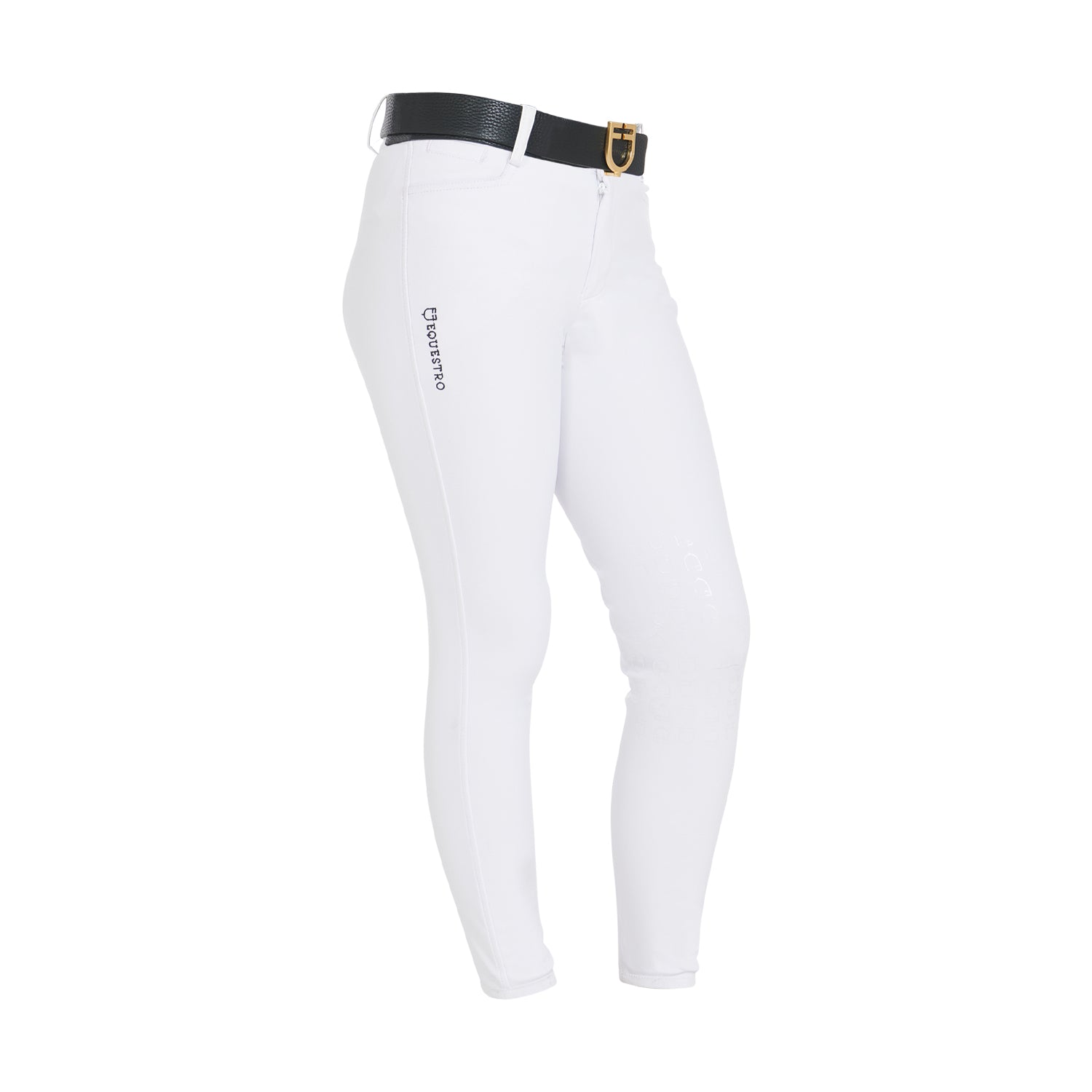Kids' unisex slim fit breeches WHITE / 10 YEARS