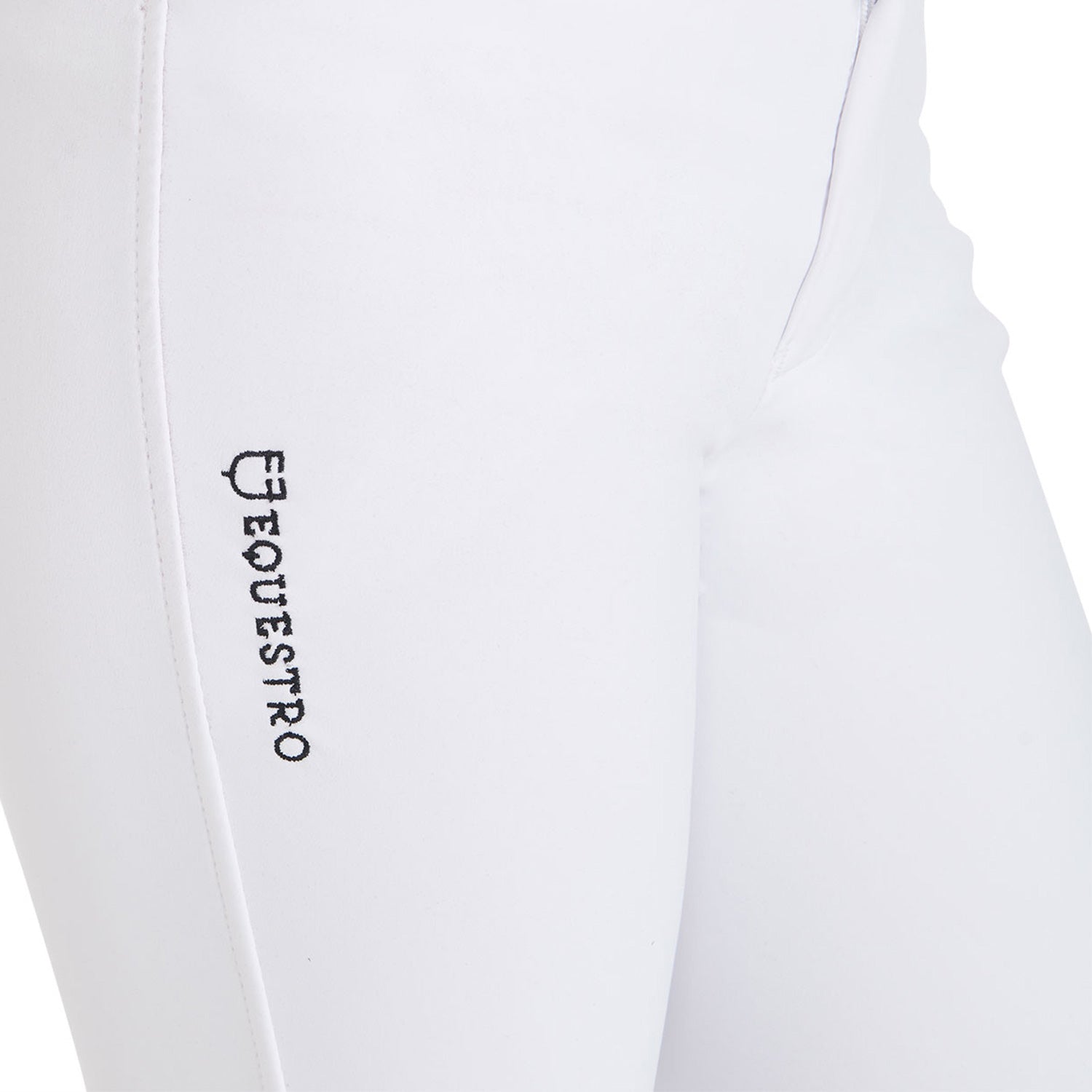 Kids' unisex slim fit breeches WHITE / 10 YEARS