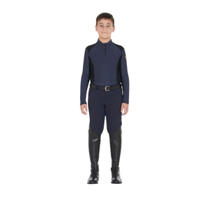 Boys' training base layer in technical fabric NAVY BLAZER (19-3923) / 10 YEARS