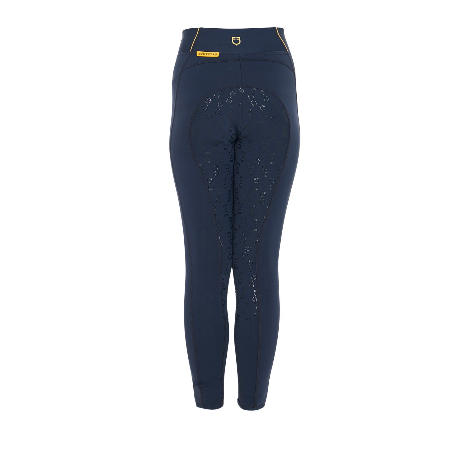 Girls' Slim Fit Grip Leggings With Logo navy / 8 YEARS