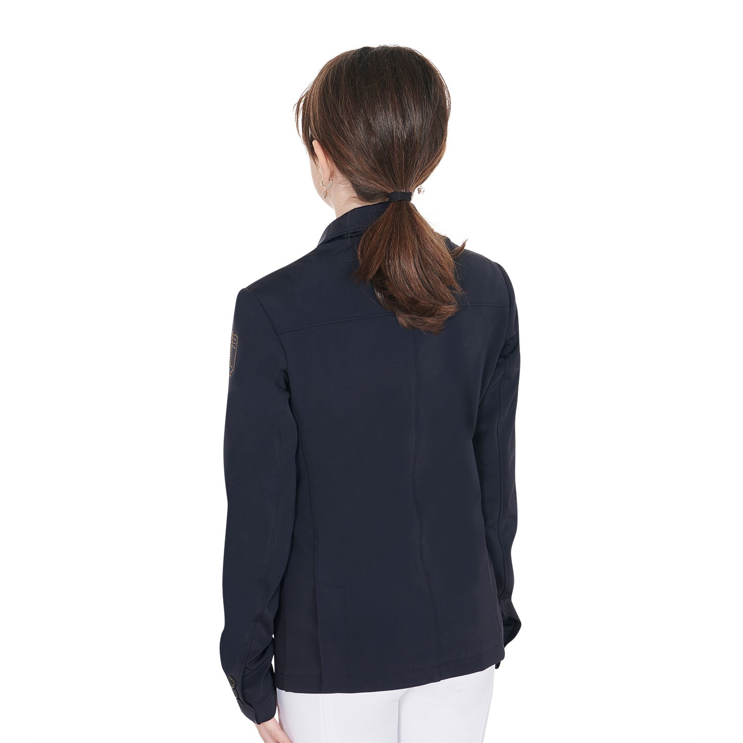 Kids Slim Fit Four Button Jacket NAVY BLAZER (19-3923) / 8 YEARS