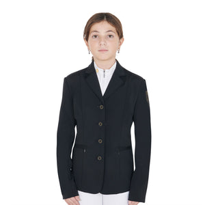 Kids Slim Fit Four Button Jacket BLACK / 14 YEARS
