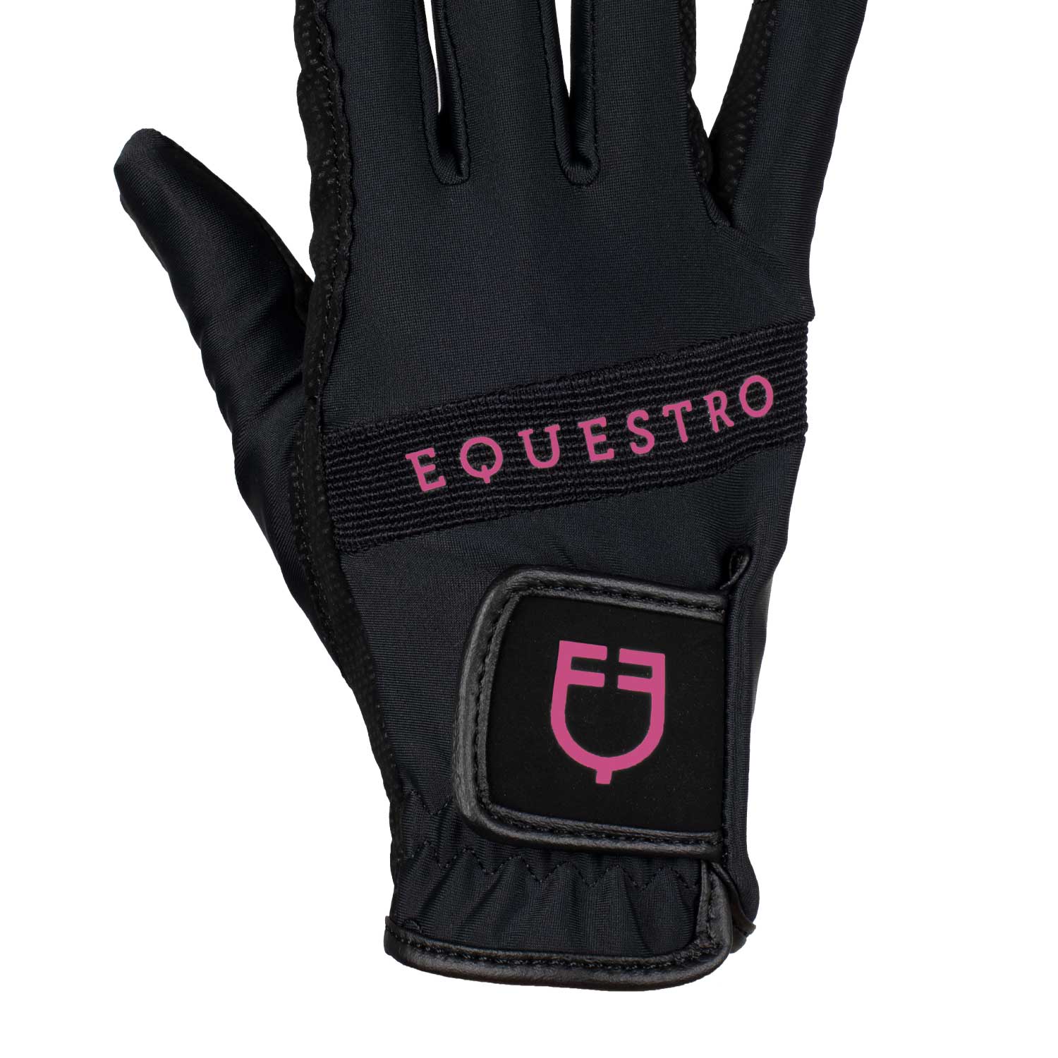 Gloves in technical fabric with multicolor logo
