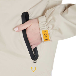 Women's three-layer technical raincoat Beige / L