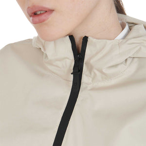 Women's three-layer technical raincoat Beige / L