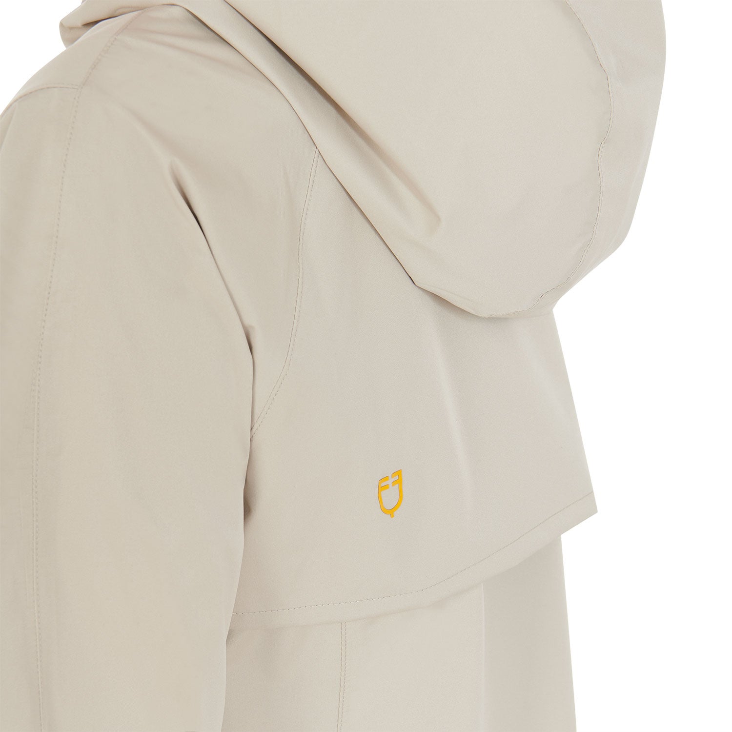 Women's three-layer technical raincoat Beige / L