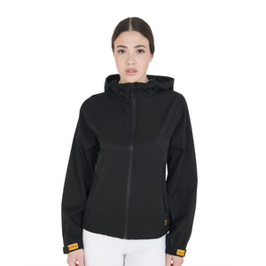 Women's three-layer technical raincoat black / L