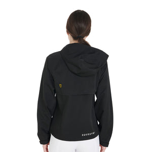 Women's three-layer technical raincoat black / L