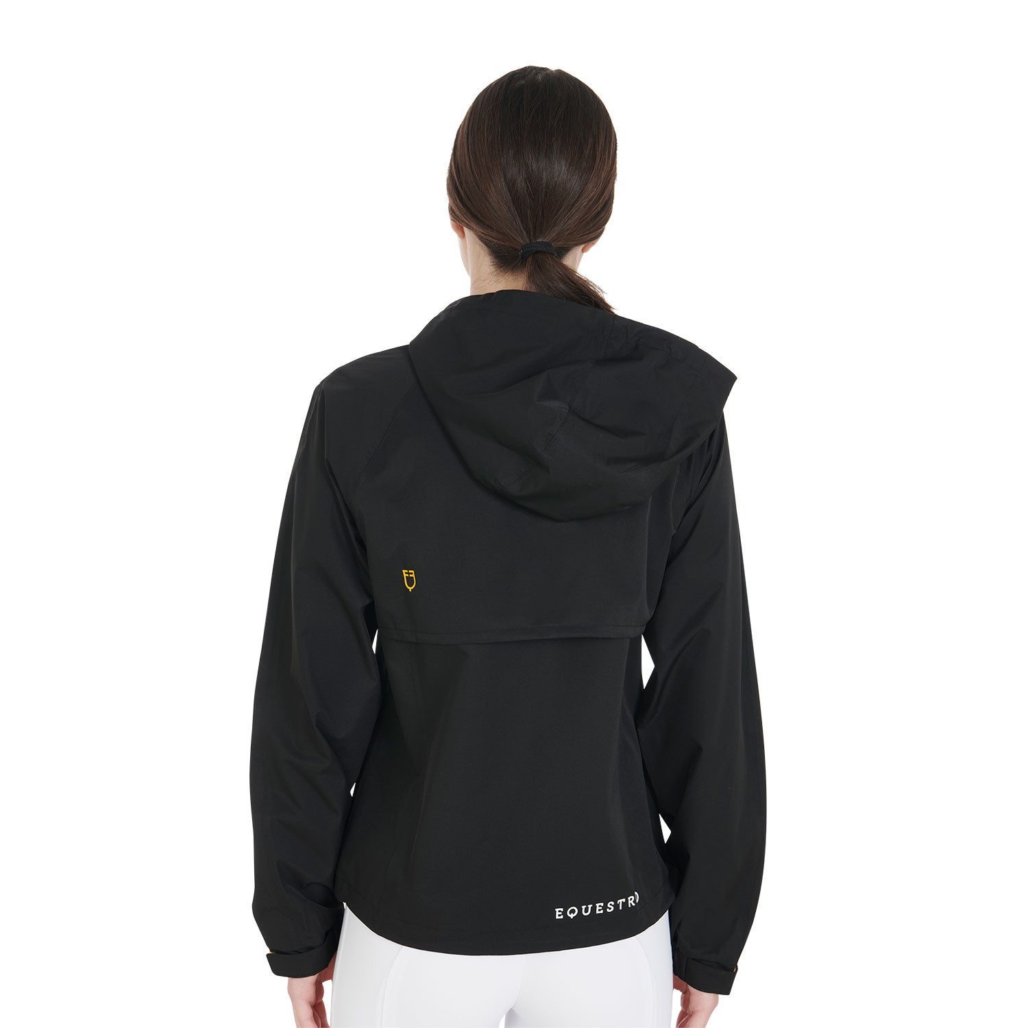 Women's three-layer technical raincoat black / L