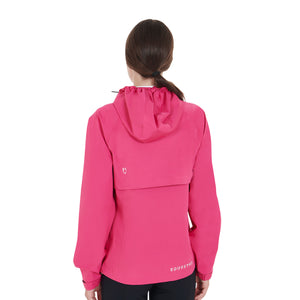 Women's three-layer technical raincoat FUCSIA / L