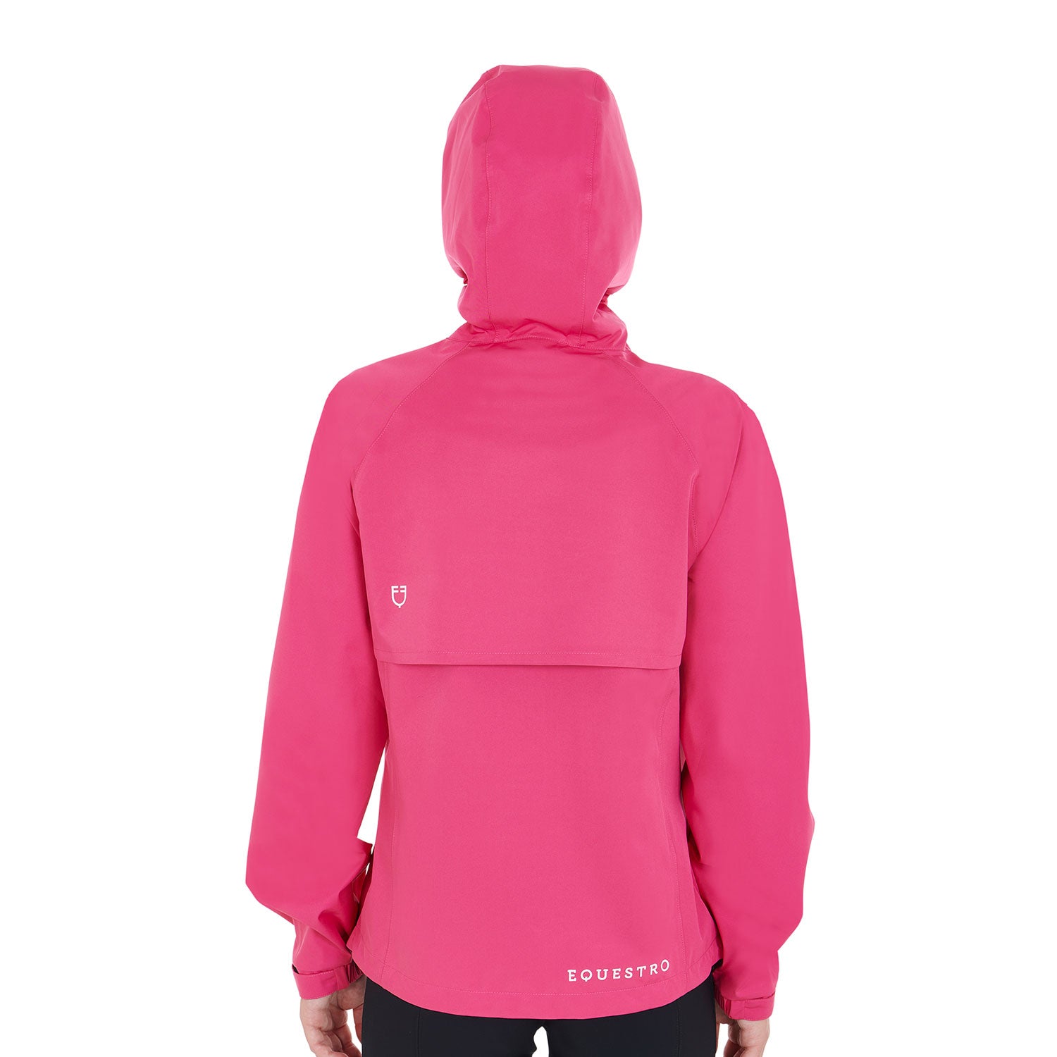 Women's three-layer technical raincoat FUCSIA / L