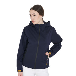 Women's three-layer technical raincoat navy / L
