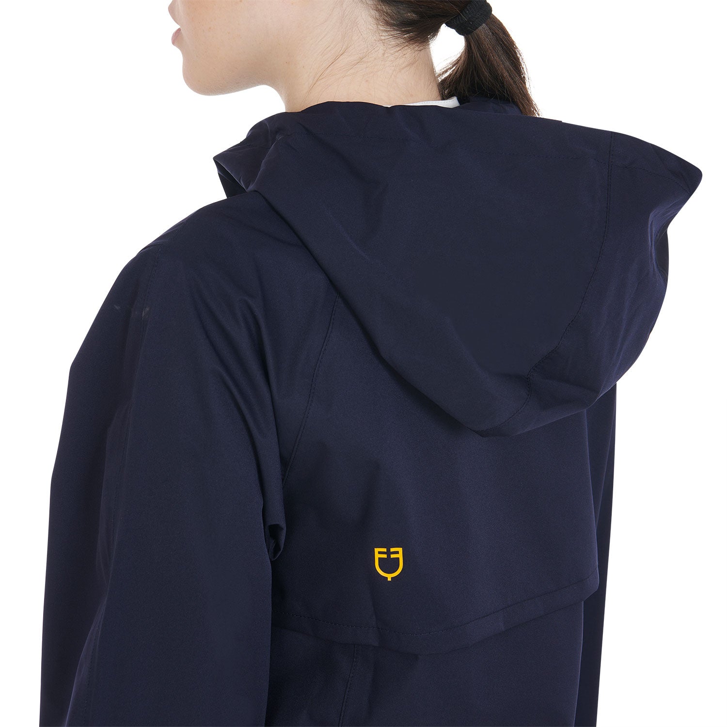 Women's three-layer technical raincoat navy / L