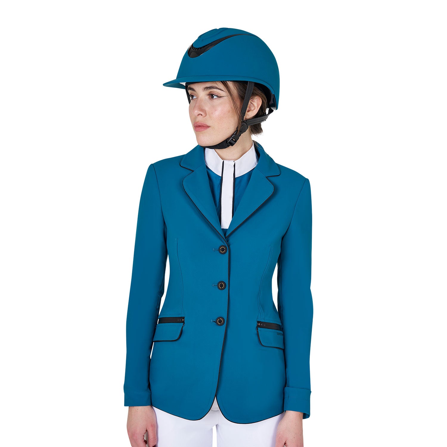 Women's competition jacket in technical fabric BLUE CORAL (19-4526) / XS