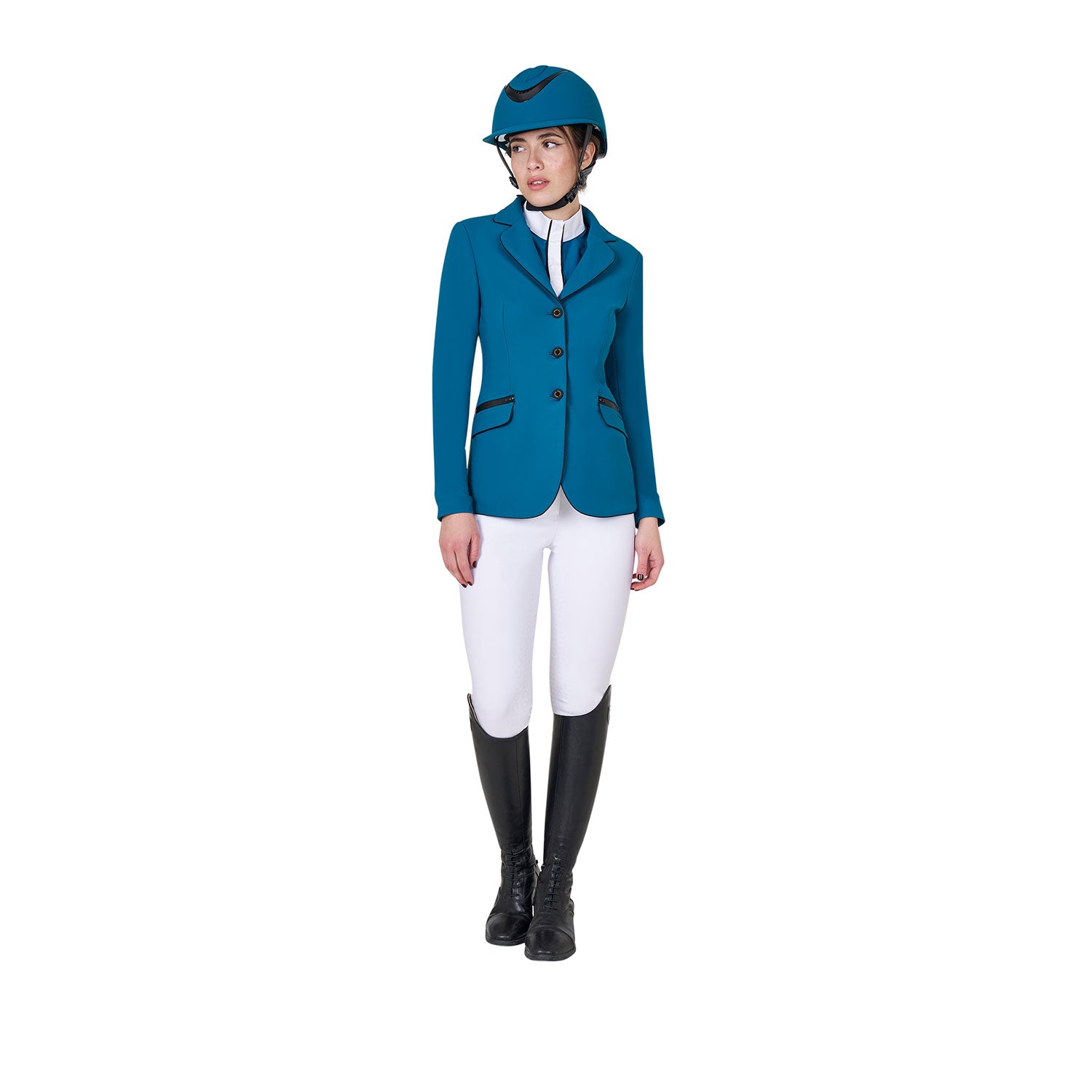 Women's competition jacket in technical fabric BLUE CORAL (19-4526) / XS