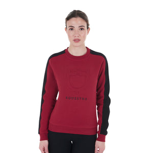 Women'S Crewneck Sweatshirt With Printed Logo scooter (19-1863) / L