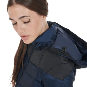 Women'S Slim Fit Down Jacket With Removable Hood navy / XXL
