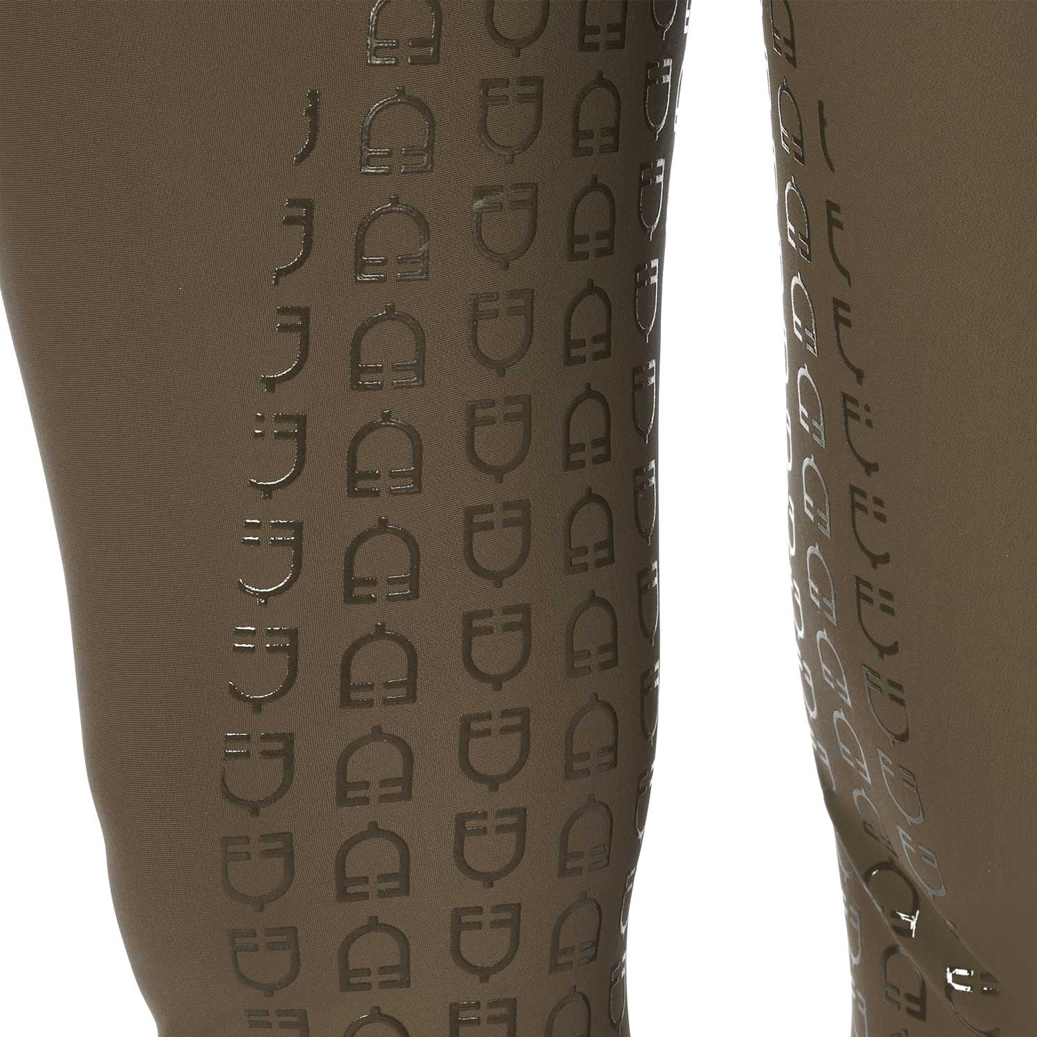 Women's high-waisted full grip breeches WALNUT (18-1112) / 36