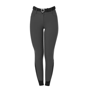 Women's high-waisted full grip breeches ASPHALT (19-0201) / 36