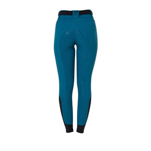 Women's high-waisted full grip breeches BLUE CORAL (19-4526) / 36