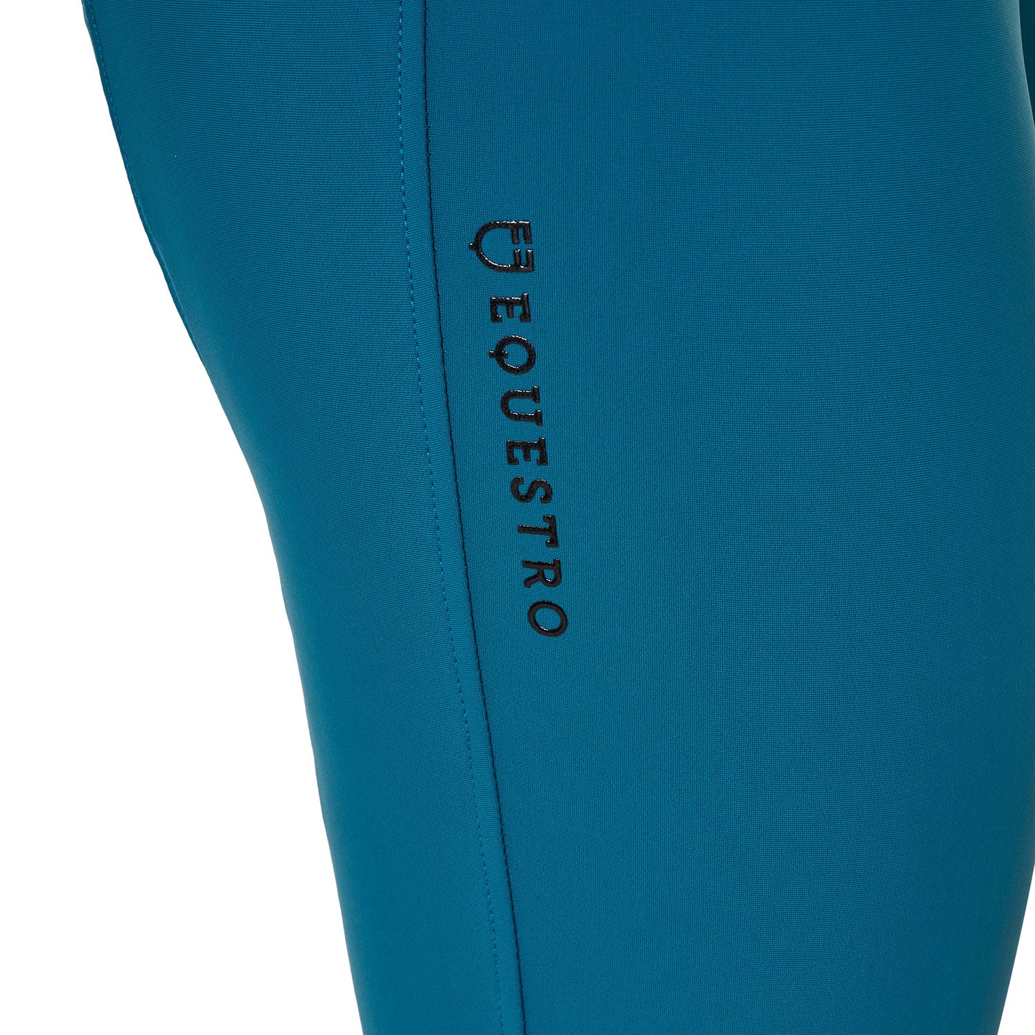 Women's high-waisted full grip breeches BLUE CORAL (19-4526) / 36