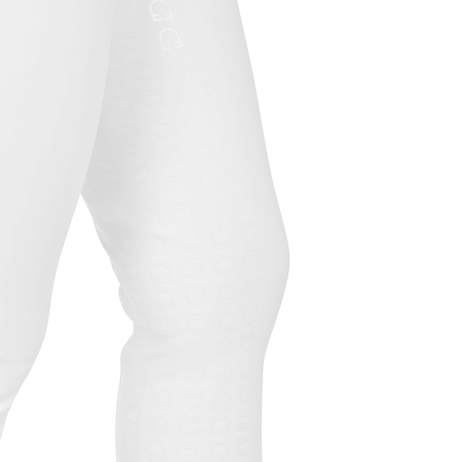 Women's high-waisted full grip breeches WHITE / 48