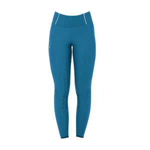 Women's fleece lining leggings BLUE CORAL (19-4526) / XS