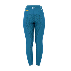 Women's fleece lining leggings BLUE CORAL (19-4526) / XS