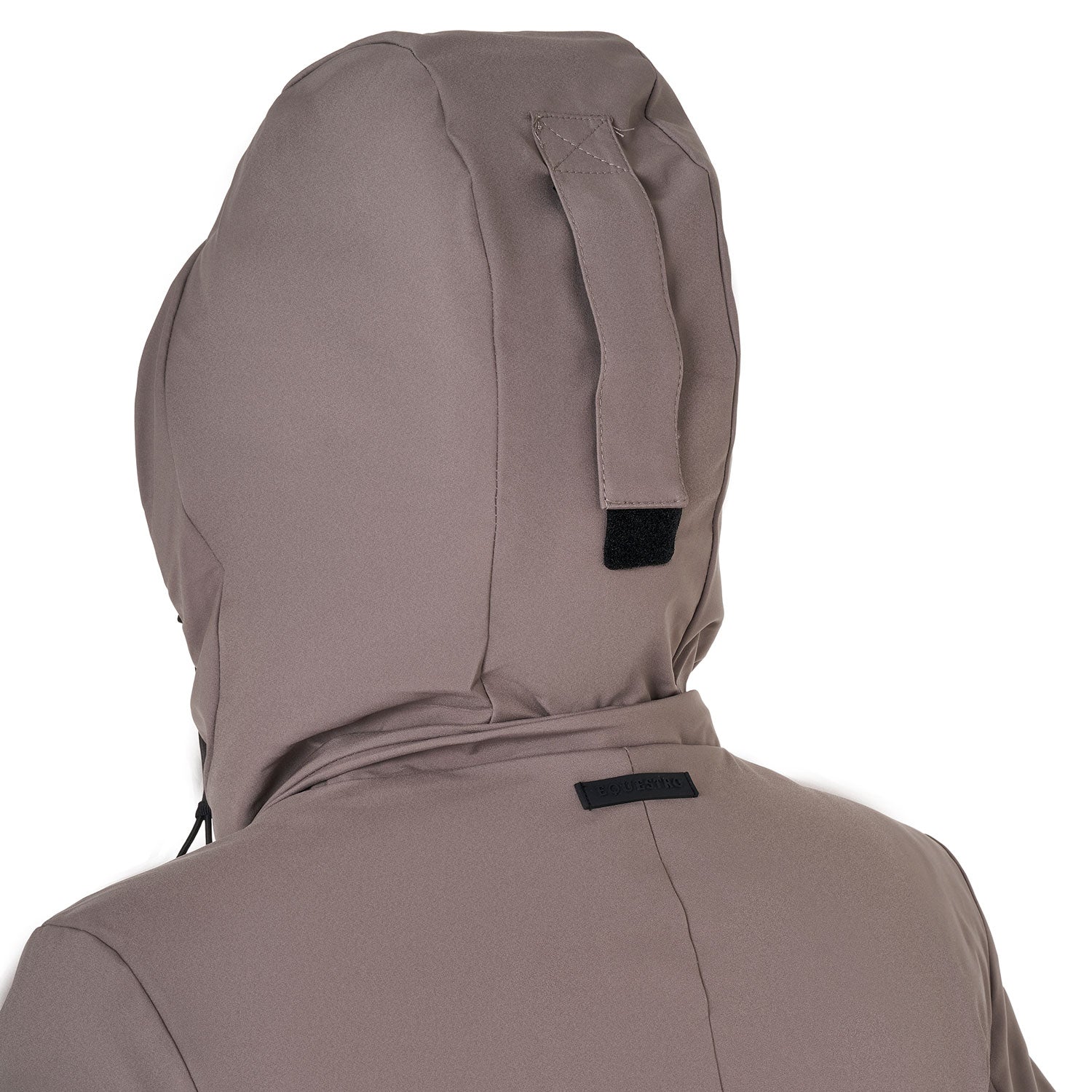 WOMEN'S BASIC LONG PUFFER JACKET BRINDLE (18-1110) / XS