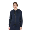 Women's institutional hoodie with front zip