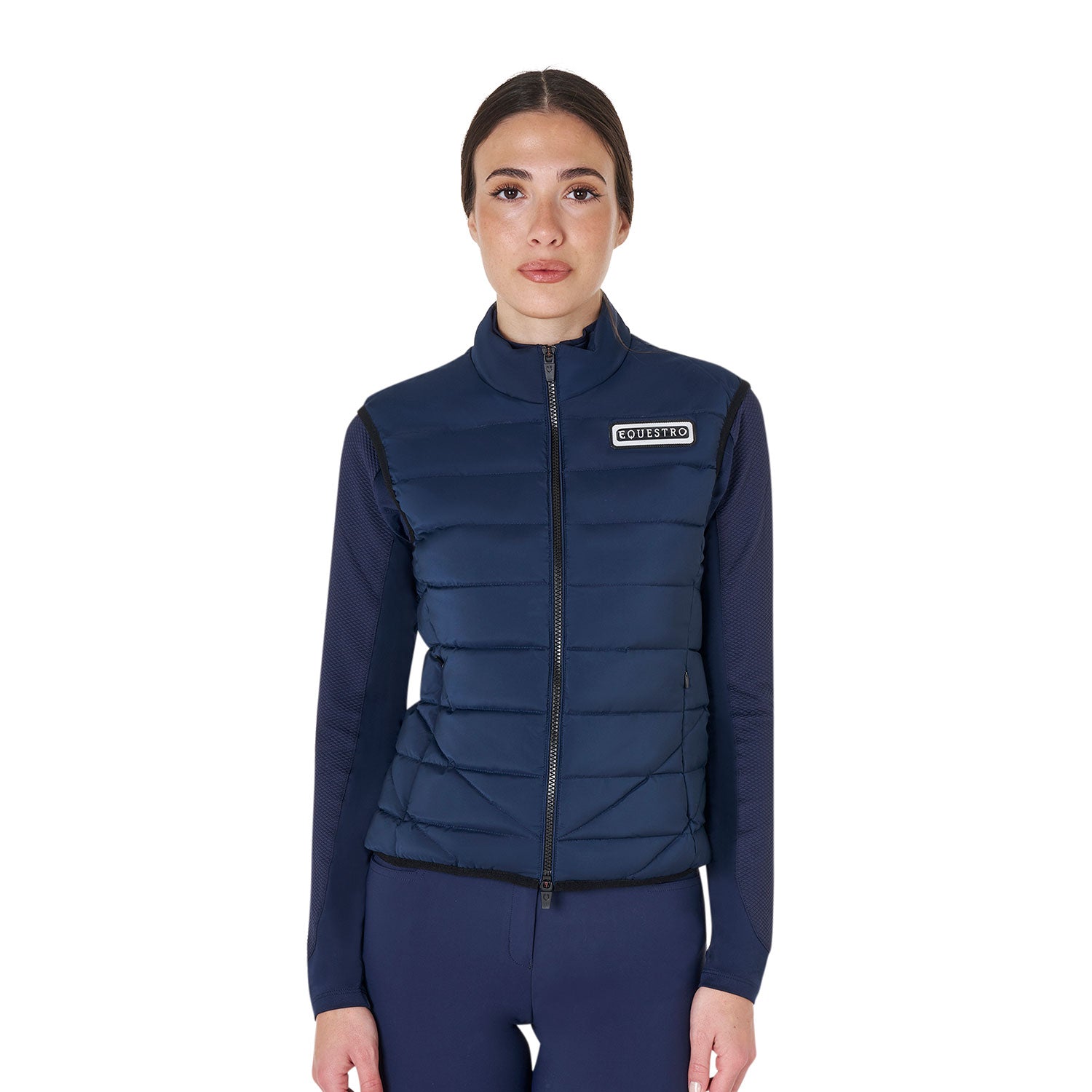 women's nylon vest Navy (19-3923) / XL