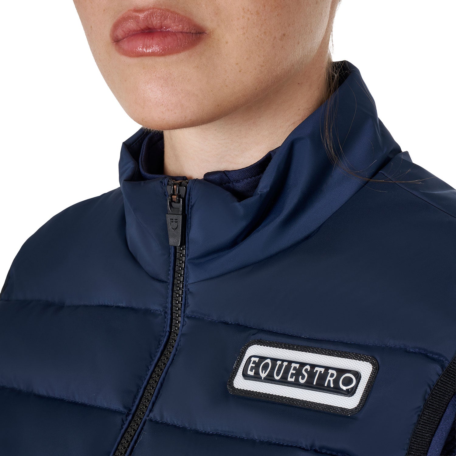 women's nylon vest Navy (19-3923) / XL