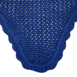 Knitted fly veil with elastic ears ROYAL BLUE