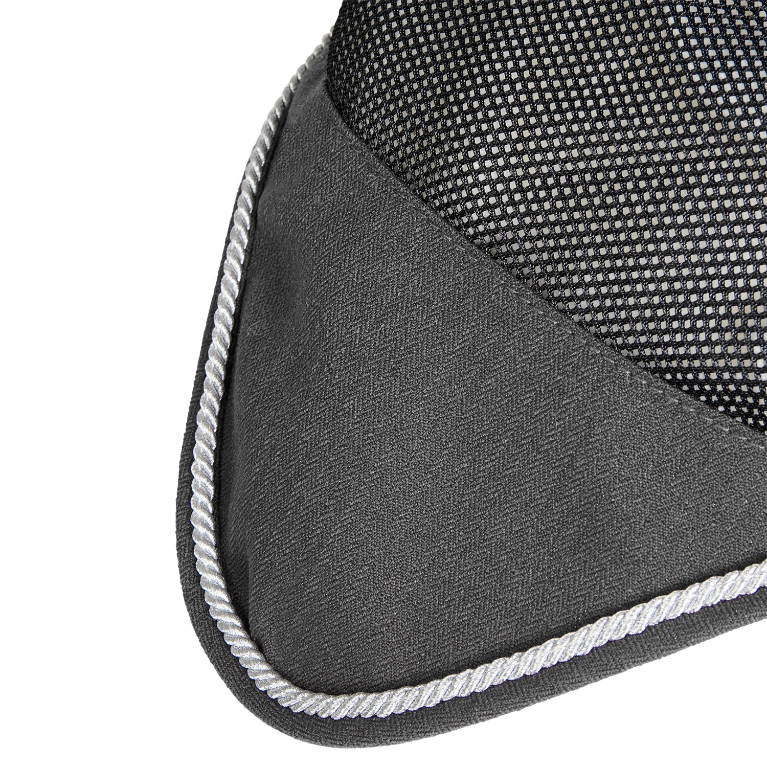 Cotton Fly Veil And Perforated Mesh Fabric grey / Cob