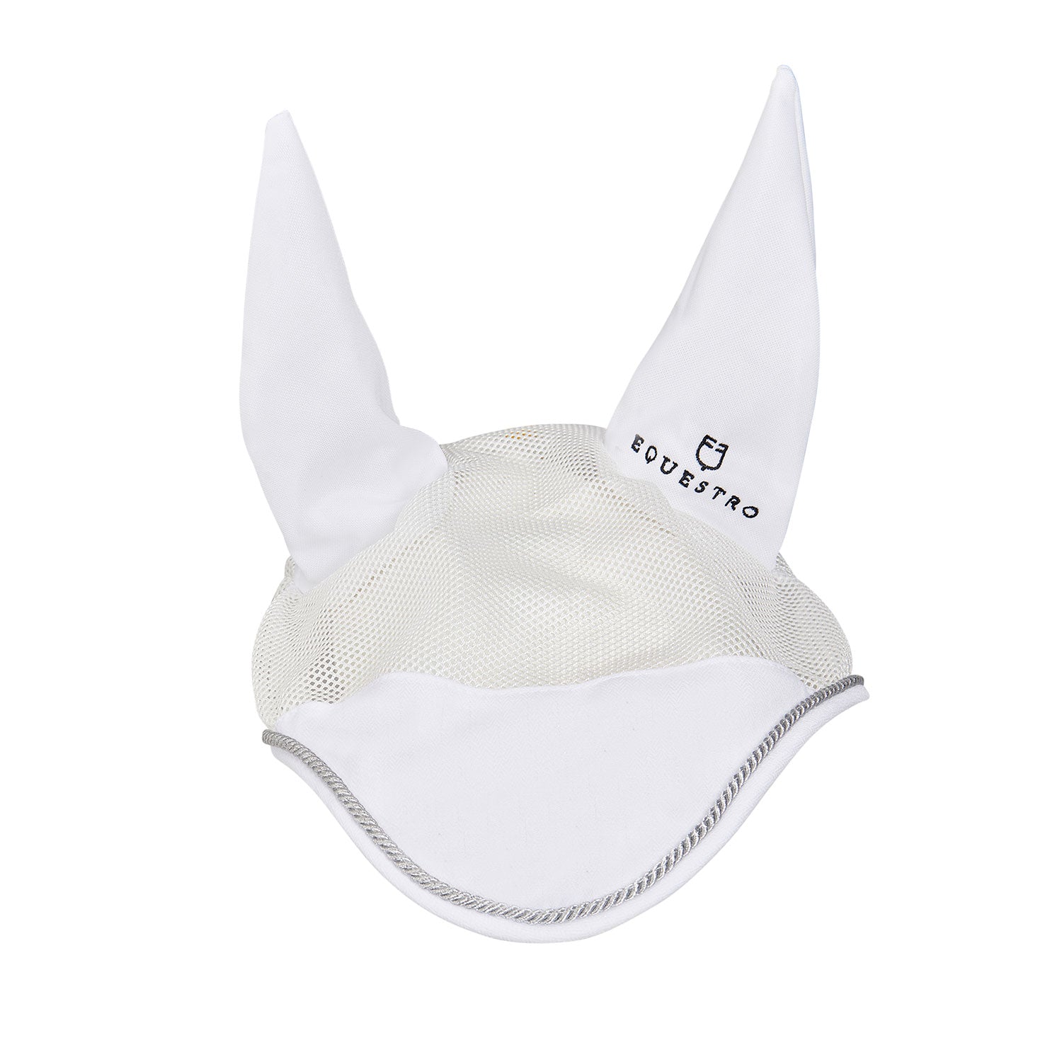 Cotton Fly Veil And Perforated Mesh Fabric white / cob