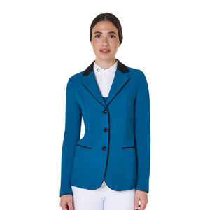Women's three-button competition jacket BLUE CORAL (19-4526) / XL